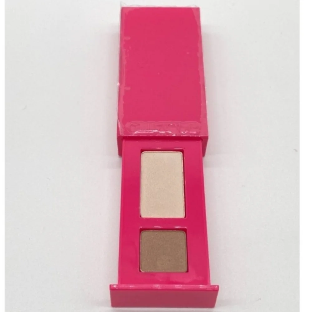 Clinique All About Shadow Duo 2 sets in Duo Ivory Bisque Bronze Eye makeup NEW
